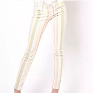 J brand candy striped jeans 27